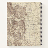 Carnet Carte topographique du fleuve Mississippi (Dos)