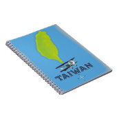 Carnet Carte Vintage de Taïwan (Côté Droit)