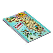 Carnet Carte Vintage Floride (Côté Droit)