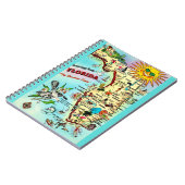 Carnet Carte Vintage Floride (Côté gauche)