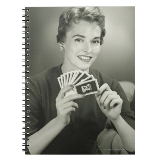 Carnet Cartes de jeu de femme (Devant)