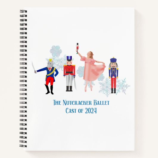 Carnet Cartes pour notes de ballet de craqueurs (Devant)