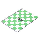 Carnet Carton de tableau de bord vert rétro Y2K (Côté gauche)