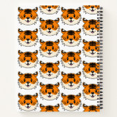 Carnet Carton doux et souriant tigre (Dos)
