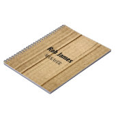 Carnet Carton marron drôle (Côté gauche)