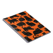 Carnet Cartoon Chats Motif tiré à la main (Côté Droit)