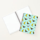 Carnet Cartoon Cockatiels Motif (Intérieur)