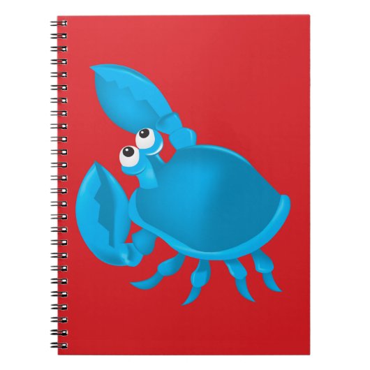 Carnet Cartoon crab (Devant)