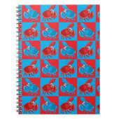 Carnet Cartoon crabe mosaïque (Devant)