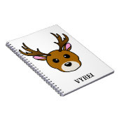 Carnet Cartoon Deer (Côté Droit)