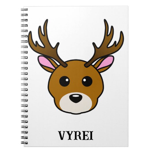 Carnet Cartoon Deer (Devant)