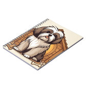 Carnet Cartoon Doghouse-Cute Shih Tzu Design