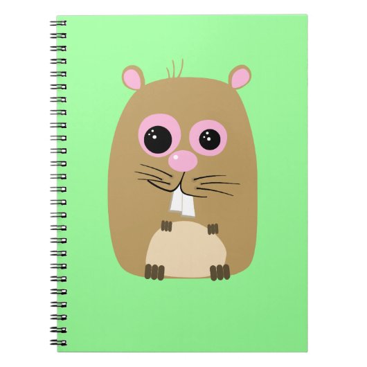 Carnet Cartoon Hamster (Devant)