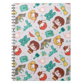 Carnet Cartoon HARRY POTTER™ Créatures et sorts Motif (Devant)