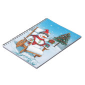 Carnet Cartoon mignon Snowman (Côté gauche)