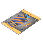 Carnet Cartoon robotique mécanique (Côté gauche)
