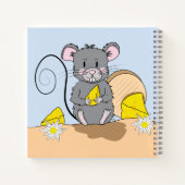 Carnet Cartoon Souris Écriture manuscrite pour enfant - C (Dos)