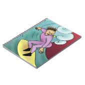 Carnet Cartoon Surfer (Côté gauche)