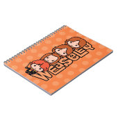 Carnet Cartoon Weasley Siblilings Graphisme (Côté gauche)