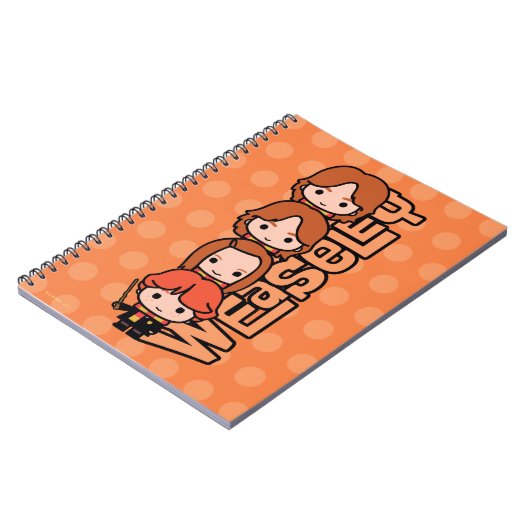 Carnet Cartoon Weasley Siblilings Graphisme (Côté gauche)