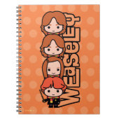 Carnet Cartoon Weasley Siblilings Graphisme (Devant)
