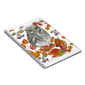 Carnet Cascade belle chouette et épicerie feuille b (Côté Droit)
