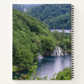 Carnet Cascade cascade avec forêt verte en Croatie (Dos)