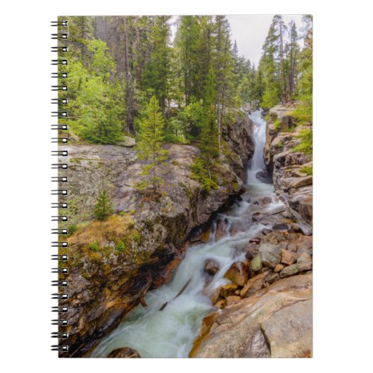 Carnet Cascade de rivière et chute d'eau (Devant)