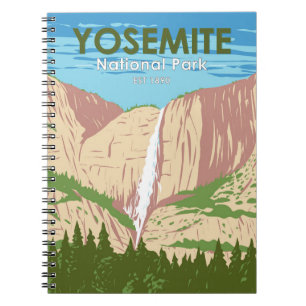 Carnet Cascade de Yosemite National Park California