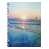 Carnet Cascade du coucher de soleil de la plage du Pacifi (Devant)
