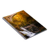 Carnet Cascade en canyon de gorge de Vintgar en automne (Côté Droit)