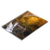 Carnet Cascade en canyon de gorge de Vintgar en automne (Côté gauche)