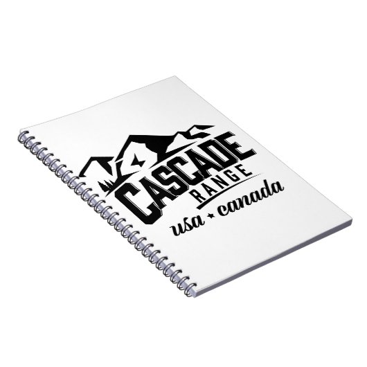Carnet Cascade Range États-Unis Canada logo. (Côté Droit)