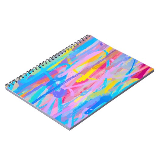 Carnet Cascade vibrante (Côté gauche)