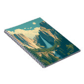 Carnet Cascade Yosemite Vintage Rétro (Côté Droit)
