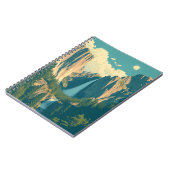 Carnet Cascade Yosemite Vintage Rétro (Côté gauche)