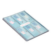 Carnet Casier bleu de lycée (Côté Droit)