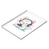 Carnet Casque de jeu pour console portable Chibi Chat Mig (Côté gauche)