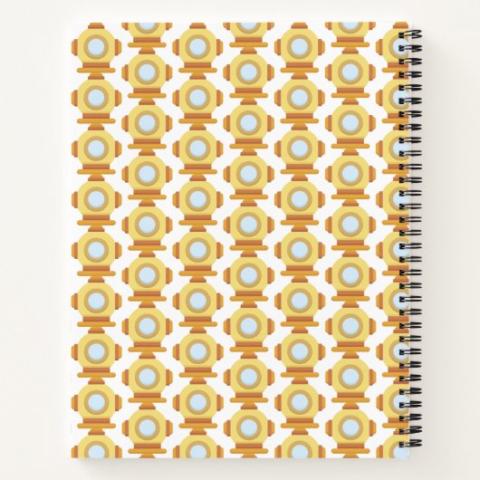 Carnet Casque de plongée (Dos)