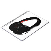 Carnet Casque Pop Art Head Téléphone (Côté gauche)