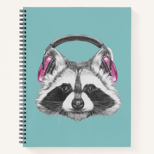 Carnet Casque Raccoon (Devant)