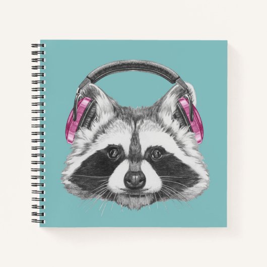 Carnet Casque Raccoon (Devant)