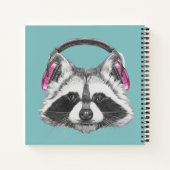 Carnet Casque Raccoon (Dos)