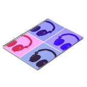 Carnet Casques Pop Art (Côté gauche)