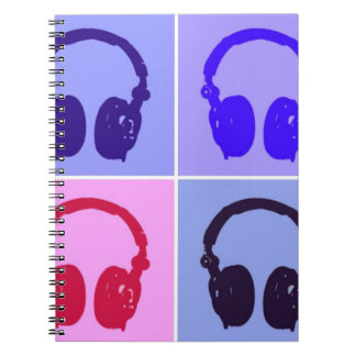 Carnet Casques Pop Art