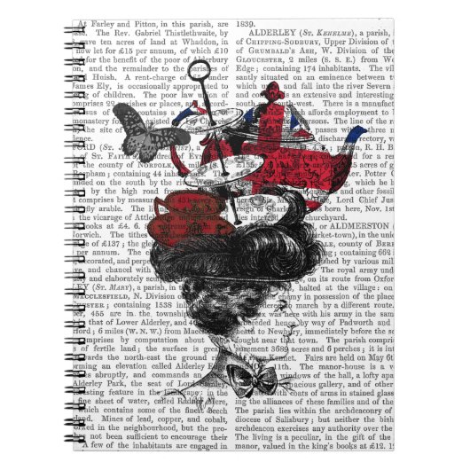 Carnet Casquette britannique de thé après-midi (Devant)