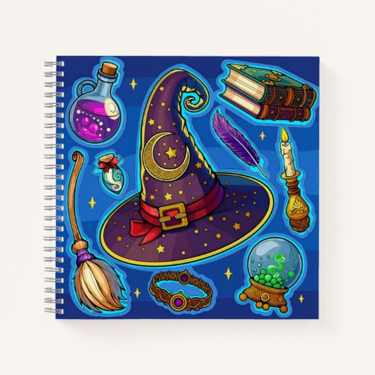 Carnet Casquette de sorcière (Devant)