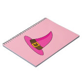 Carnet Casquette de sorcière rose (Côté gauche)