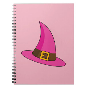 Carnet Casquette de sorcière rose