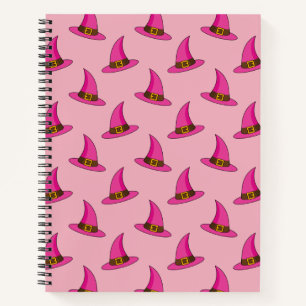 Carnet Casquette de sorcière rose